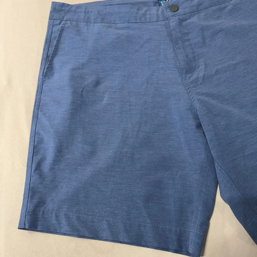 Faherty All Day Shorts Men's Size 40 Blue Coastal Casual Quick Dry Beach